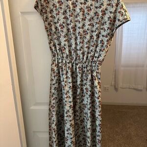 Floral Print Women's Dress